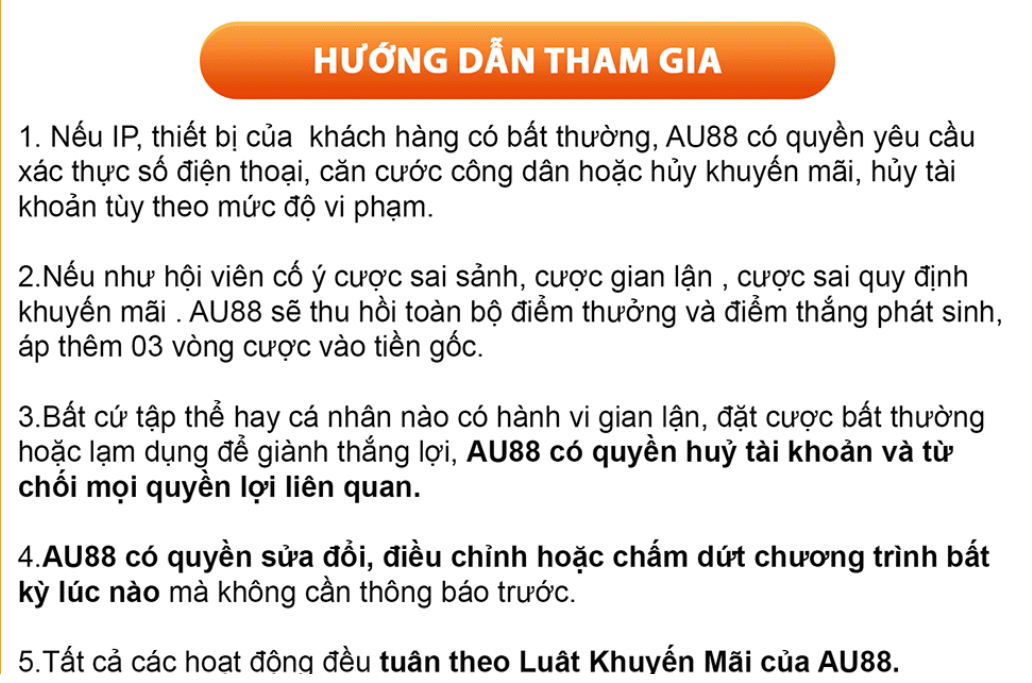 Hướng dẫn nhận khuyến mãi au88 xanh chín uy tín nạp rút 1-1
