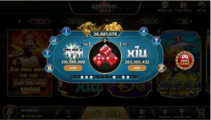 Tài xỉu online uy tín xanh chín nạp rút 1-1